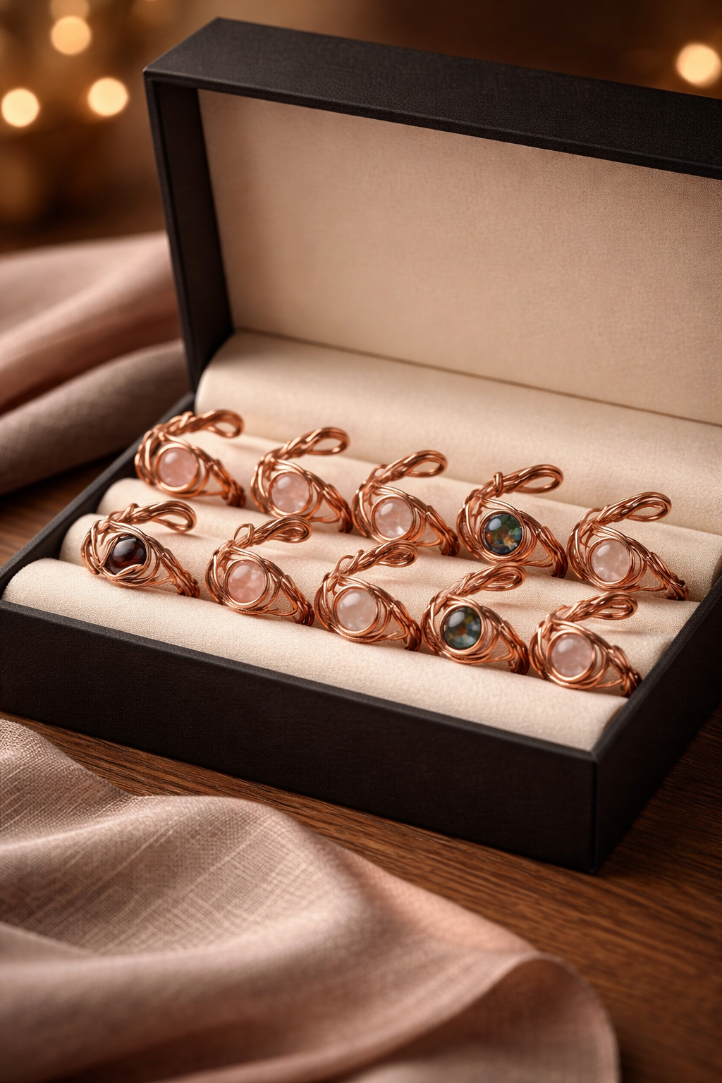 Hand Wrapped Copper Jewelry