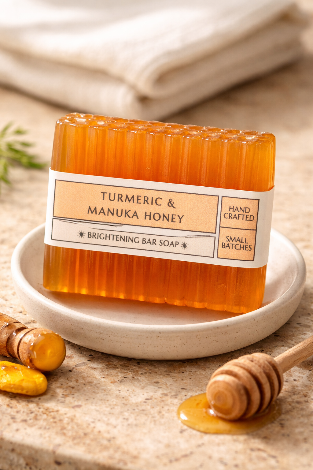 Turmeric & Manuka Honey Brightening Soap Bar